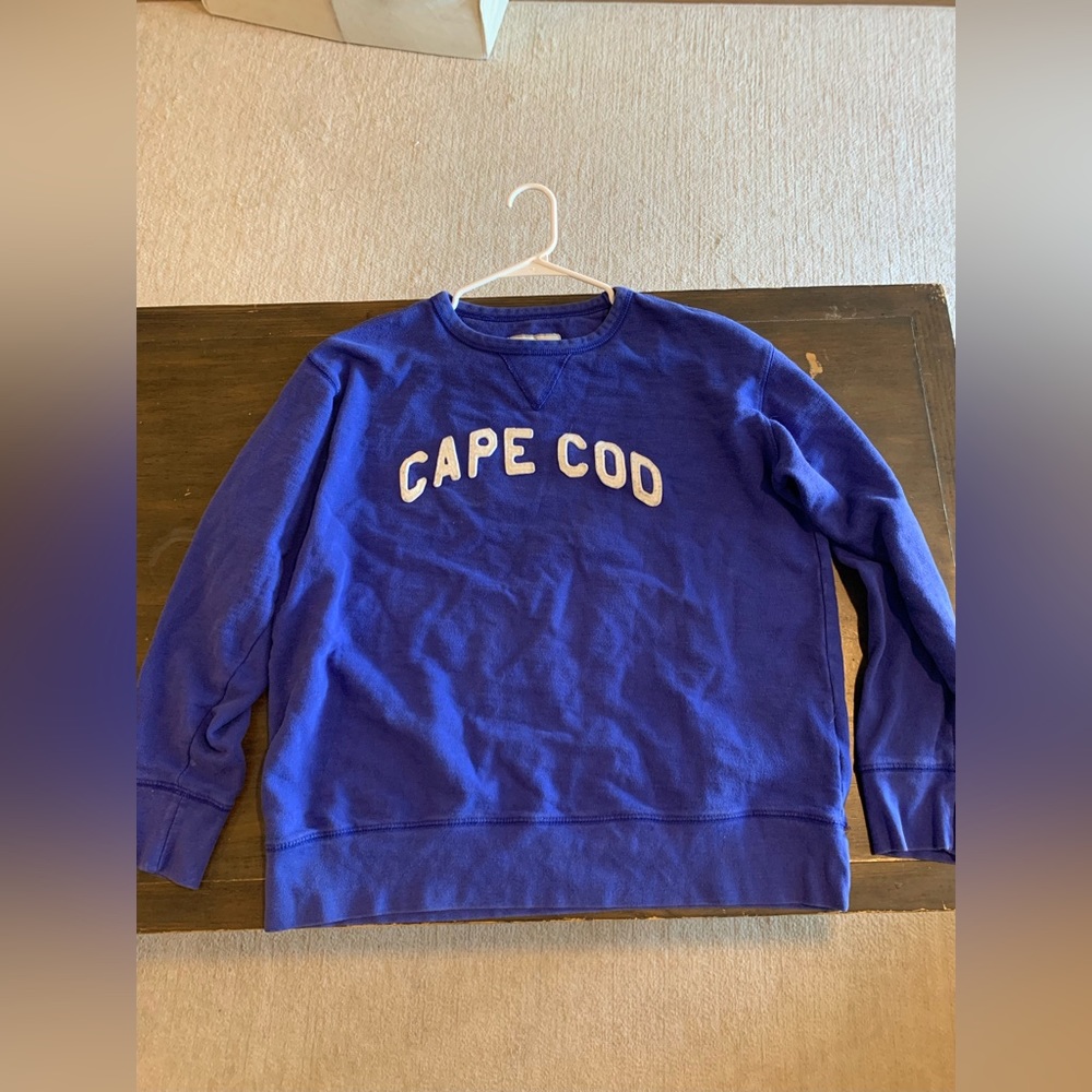 Blue cape cod sweatshirt xl